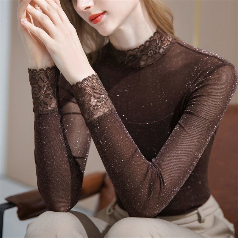 Silk Blouse - Blusas de Renda com Detalhes em