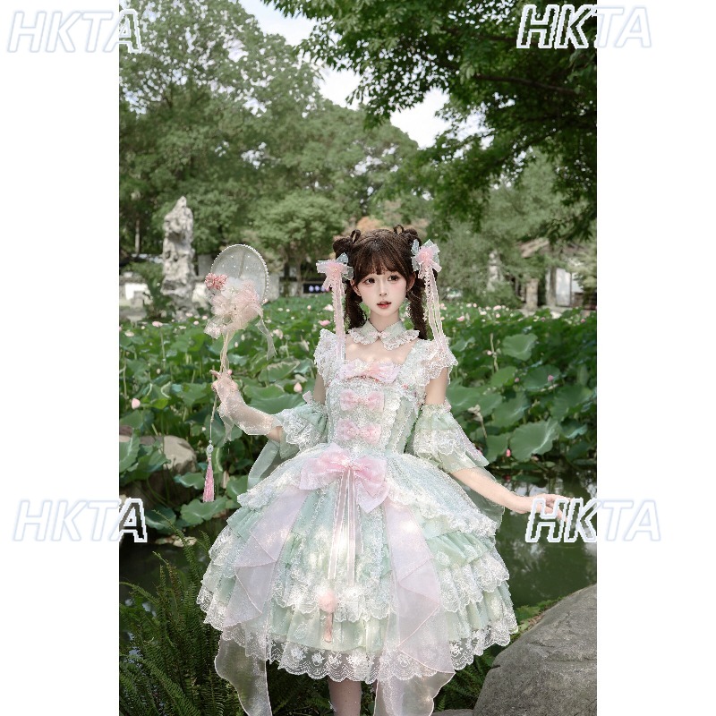 Lace Dress - Vestido Lolita Japonês Chinês JSK com