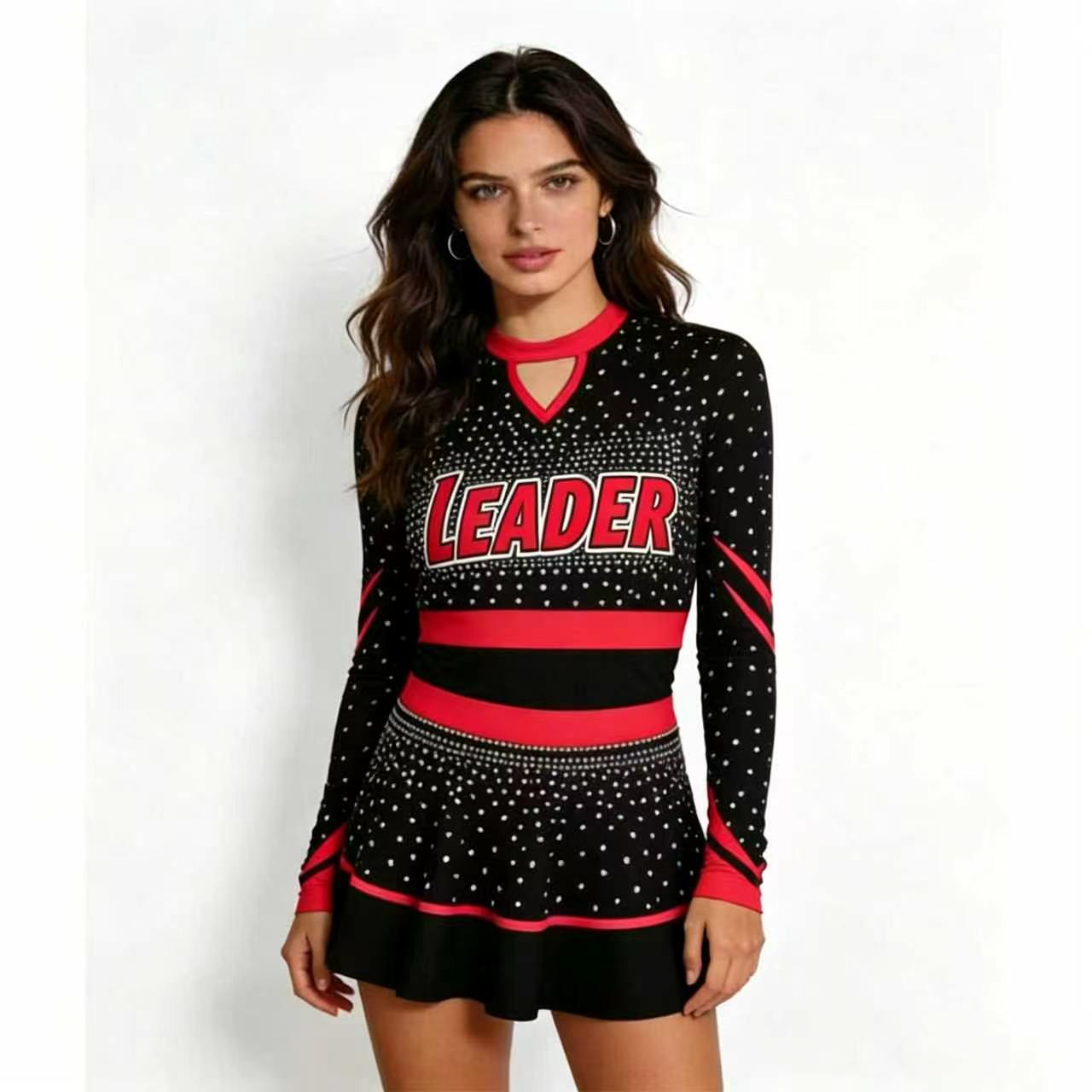 Fantasia de Cheerleading com S - Women'S Red Formal Wear avaliação e preço