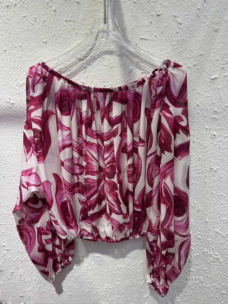 Luxo modesto moda 2025 feminin - Silk Blouse avaliação e preço