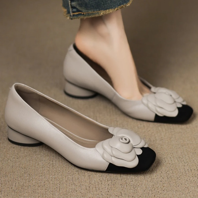 Plus size 34-41 feminino pele  - Womens Heels avaliação e preço