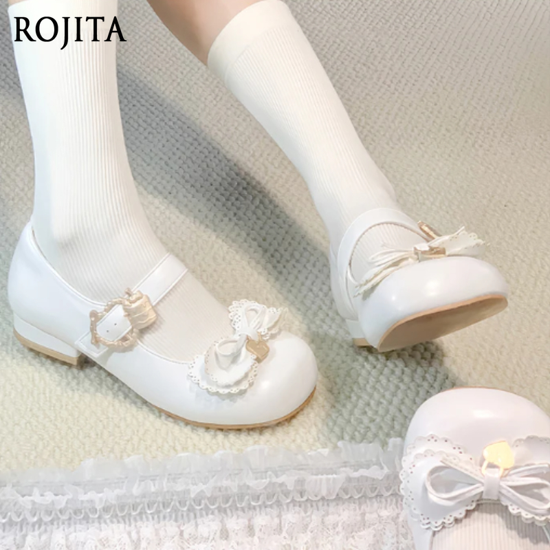 Sapatos femininos bowknot loli - Womens Heels avaliação e preço