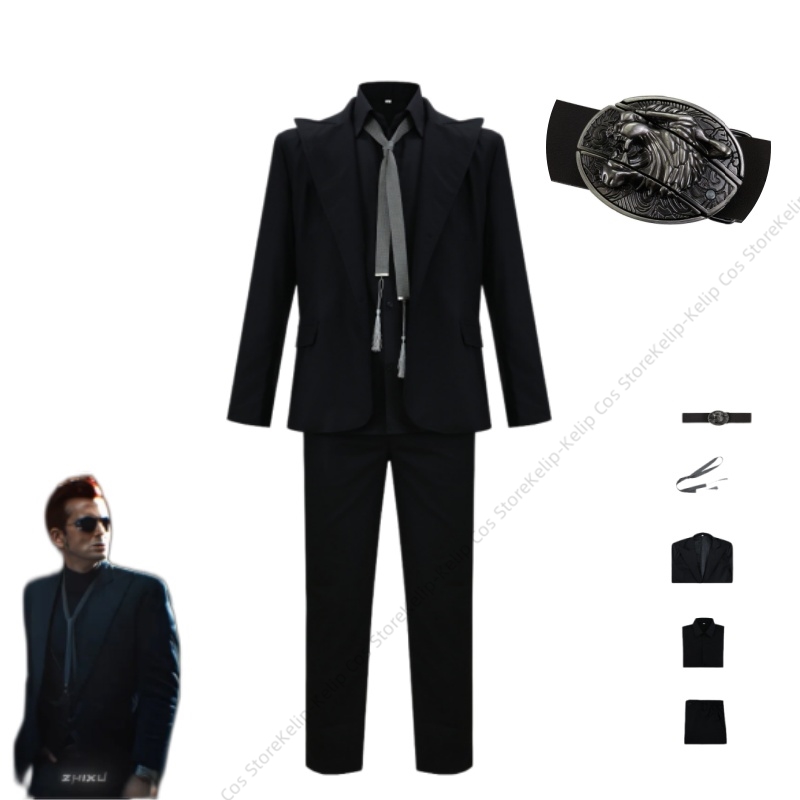 Fantasia de Cosplay GO Crowley - Womens Blazer avaliação e preço
