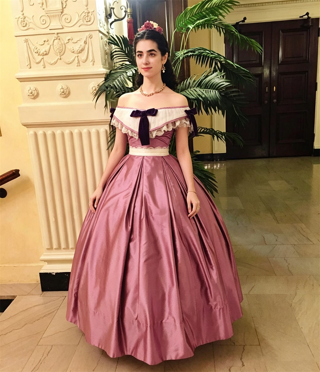 Vestido de Gala Retrô Vitorian - Evening Gown avaliação e preço