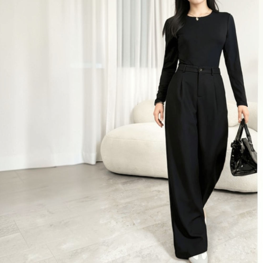 Calças de alfaiataria de perna - Tailored Trouser Wide avaliação e preço